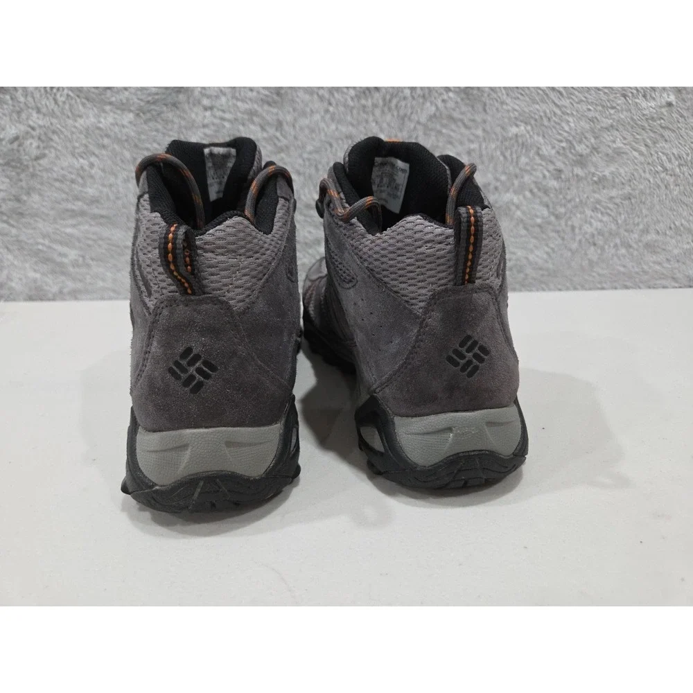 Columbia North Plains Men's YM1016-009 Brown Mid Waterproof Hiking Trail Sz 10.5